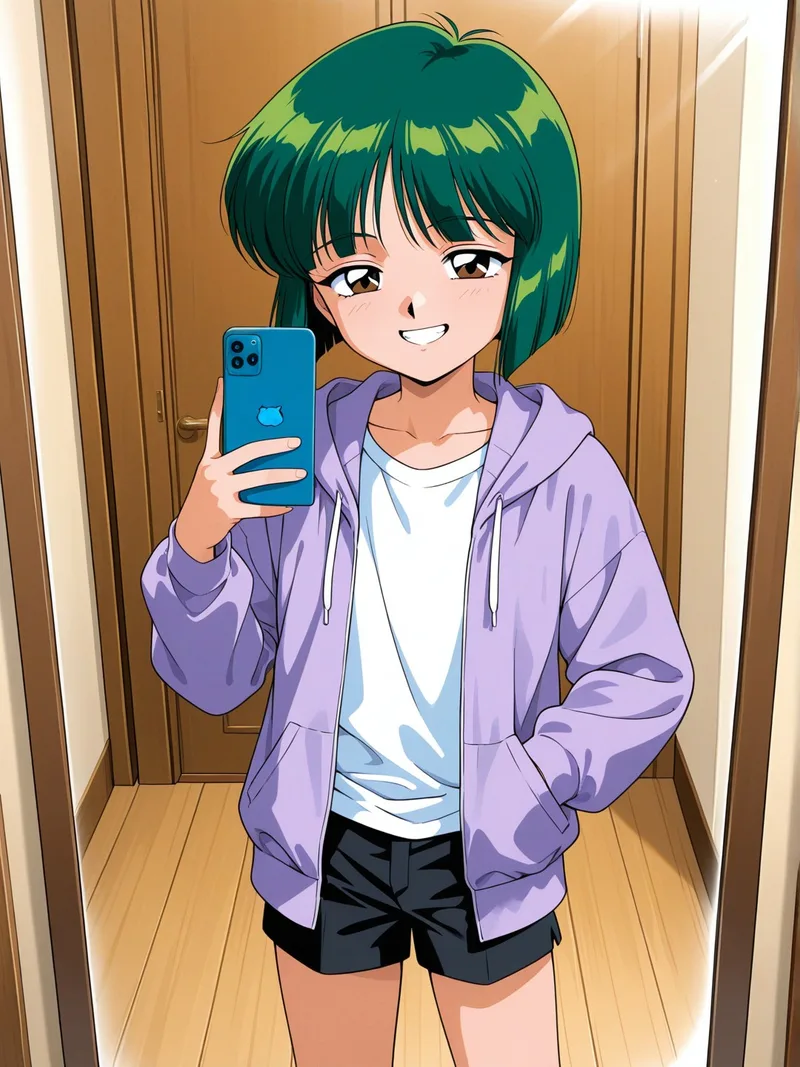 普段着の男の子を描いたイラスト